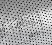 2015-2026 Mustang OEM JR3Z-6313300-BC 2pc Front Floor Mats Silver Running Horse