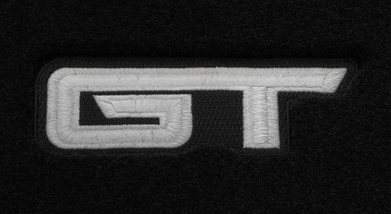 2015-2026 Ford Mustang GT OEM PR3Z-6313300-CG 2pc Front Floor Mats Black w/ Logo