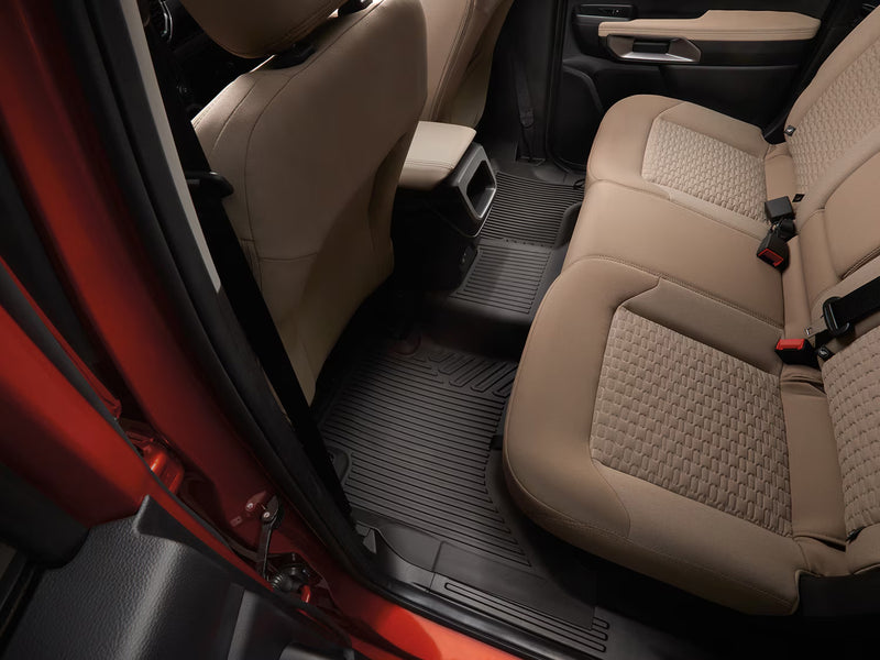 2024-2025 Ranger OEM R1WZ-1613086-AA 4pc Front & Rear Rubber Floor Mat Liners