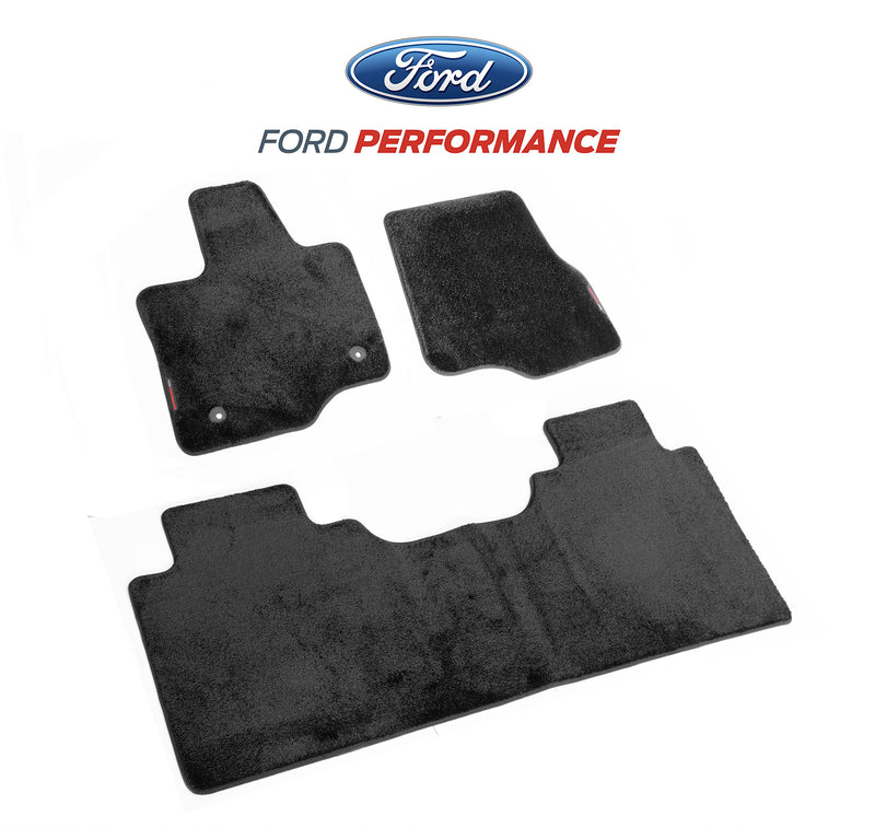 2015-2026 F150 Ford Performance M-13086-F60 Front & Rear 3pc Carpet Floor Mats