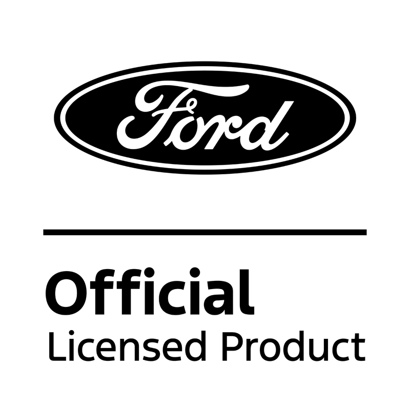 1994-2004 Mustang 3.5" Trunk Lid Ford Oval Emblem Badge Two-Tone Black