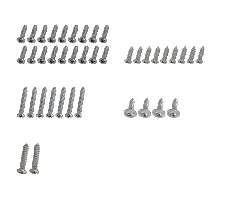 1964 1/2-1966 Ford Mustang Coupe Interior Hardware Screw Kit 40 Piece Set