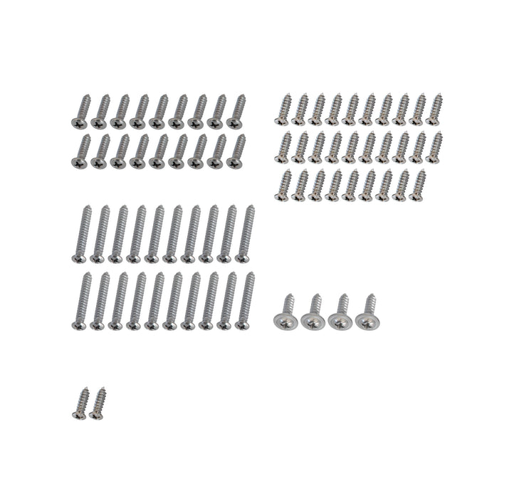 1964 1/2-1966 Ford Mustang 2+2 Fastback Interior Hardware Screw Kit 73 Piece Set
