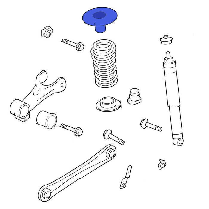 2005-2014 Ford Mustang Rear Upper Suspension Spring Insulator