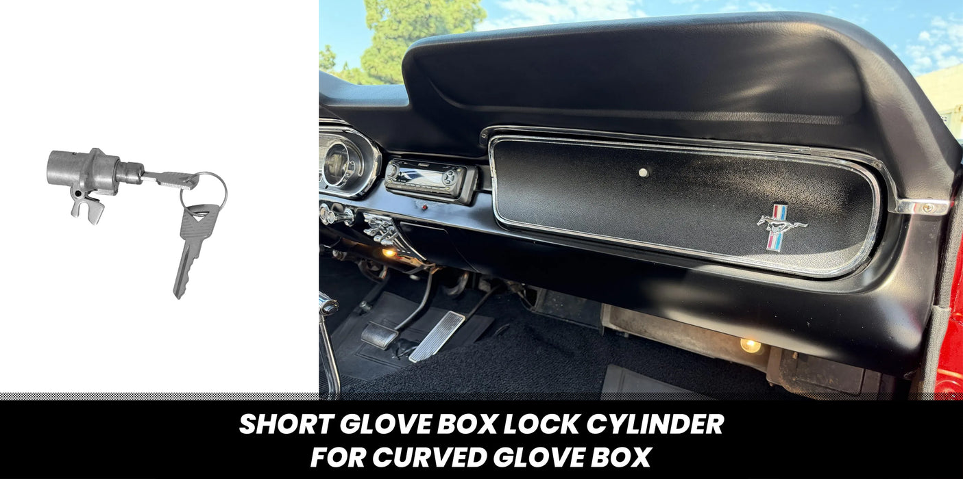 1964.5-1965 Ford Mustang One-Key Ignition Door Trunk & Glove Box Lock Cylinders 5pc Set