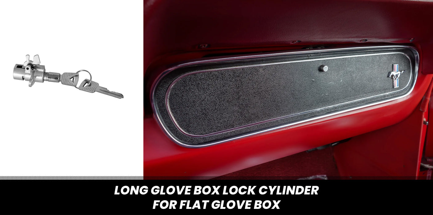 1965-1966 Ford Mustang One-Key Ignition Door Trunk & Glove Box Lock Cylinders 5pc Set