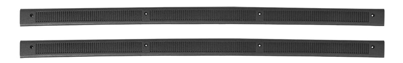1979-1986 Mustang Bottom Door Jam Sill Step Plates in Charcoal Grey Pair LH & RH