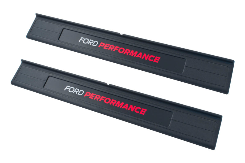 2015-2026 Mustang Ford Performance Inside Lower Door Sill Step Plates Pair