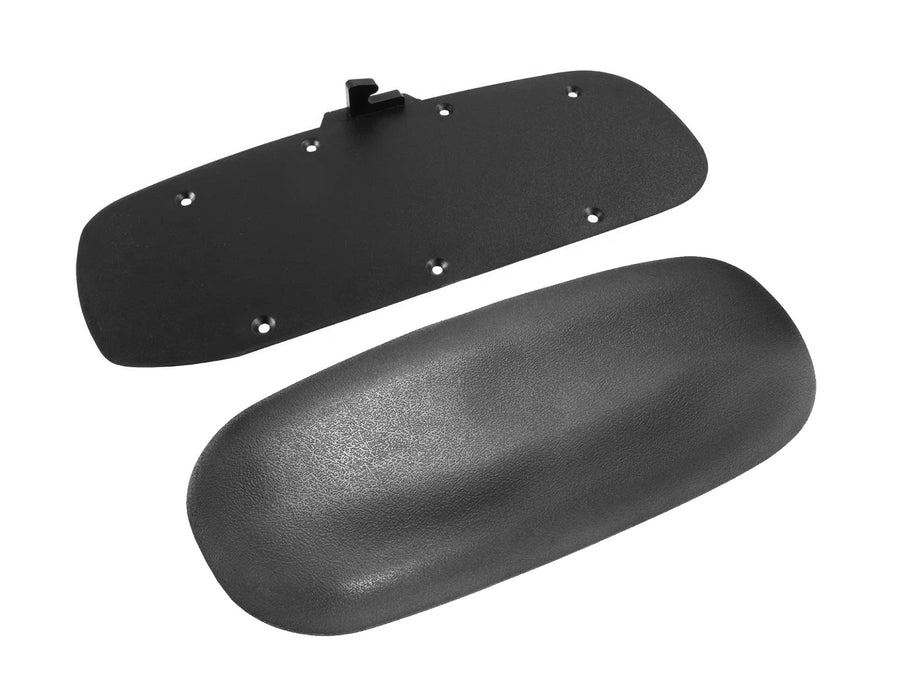 1999-2000 Ford Mustang Center Console Arm Rest Cover Pad Charcoal Black w/ Panel