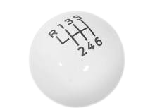 2015-2026 Mustang OEM Genuine Ford Bullitt White 6 Speed Shift Shifter Knob Ball