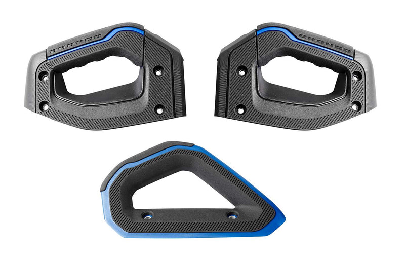 2021-2025 Ford Bronco OEM Interior Blue Grab Handles Driver Passenger LH RH 3pc