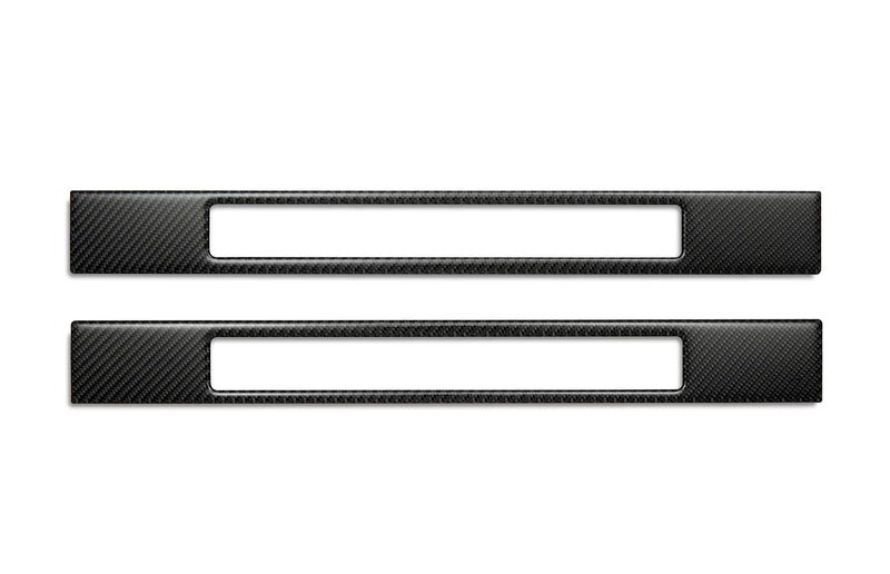 2015-2026 Mustang OEM VPR3Z-99132A08-A Carbon Fiber Door Sill Plate Accents Pair