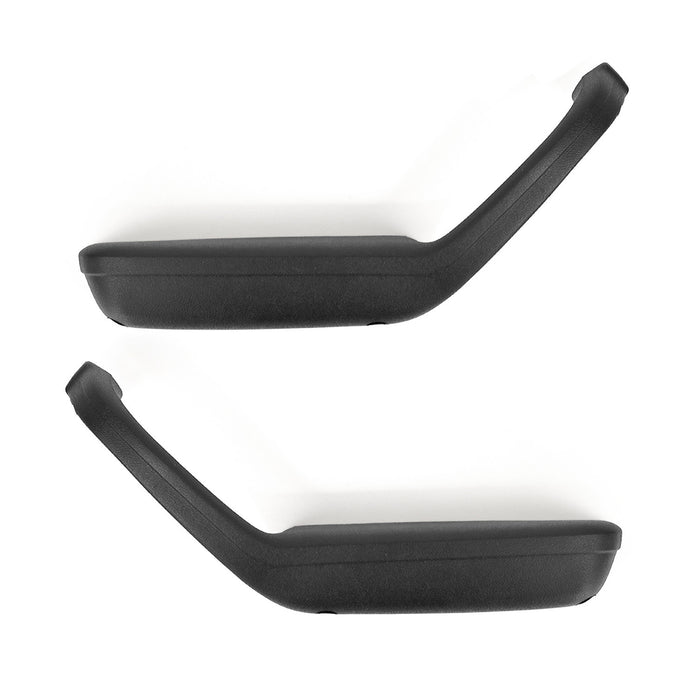 1981-1986 Ford Mustang Coupe Hatchback Door Arm Rest Pads Black LH RH Pair