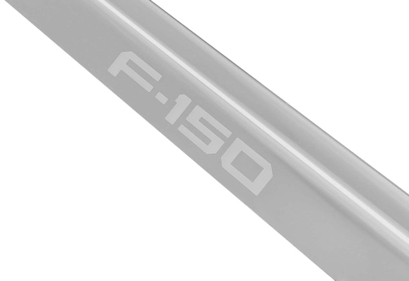 2021-2025 F150 SuperCab Polished Stainless Bottom Door Step Sill Plates Pair