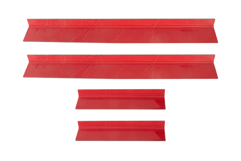 2023-2025 Super Duty Crew Cab OEM Polished Stainless 4pc Door Step Sill Plates
