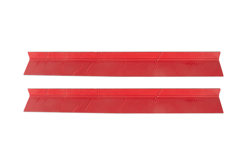 2023-2025 Ford Super Duty 2-Door OEM Black Platinum Door Step Sill Plates Pair