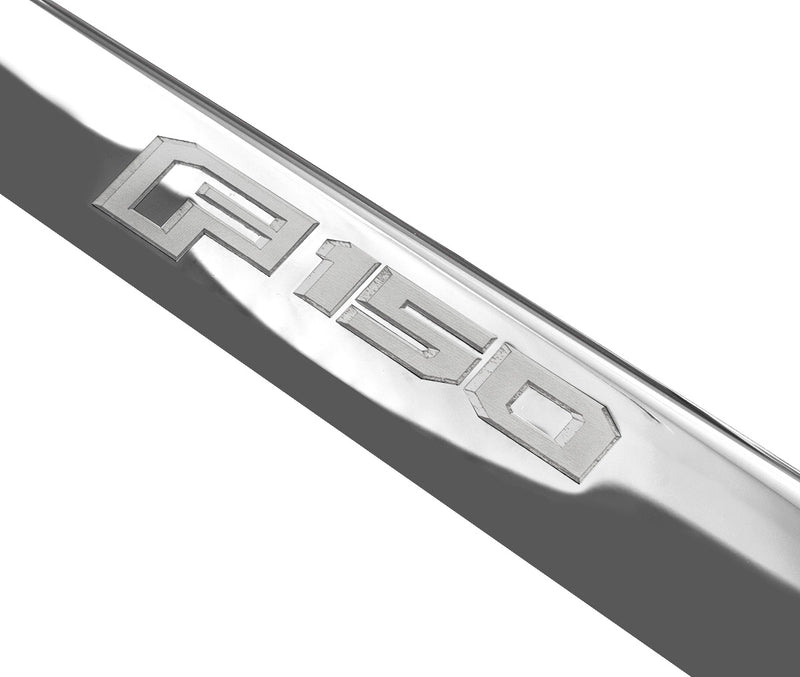 2015-2020 Ford F150 OEM Polished Stainless Bottom Door Step Sill Plates Pair