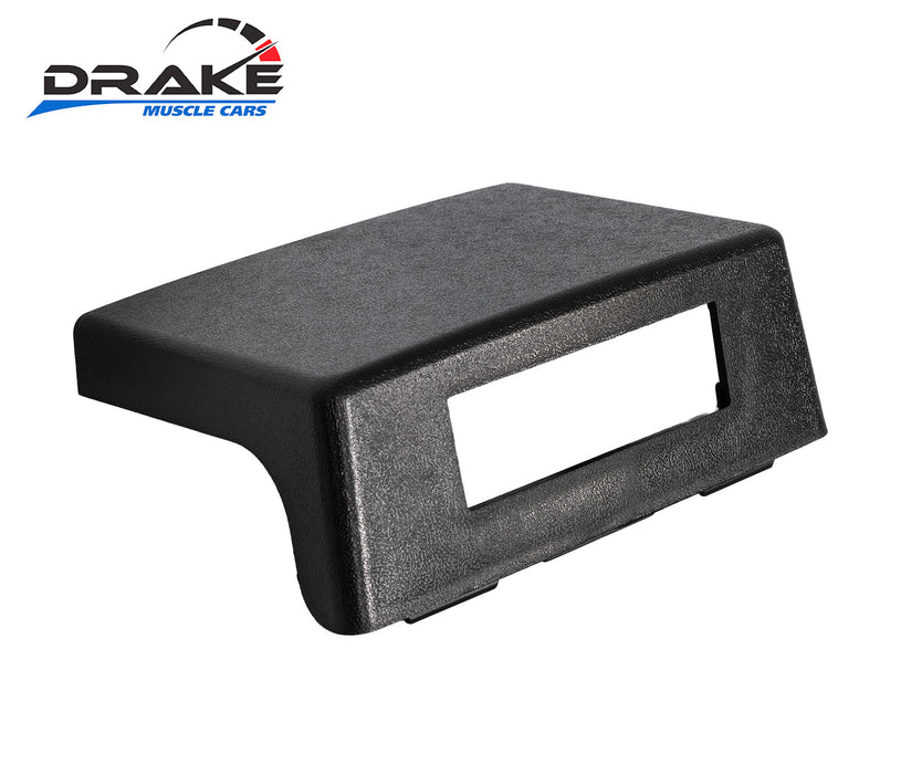 1987-1993 Ford Mustang Center Console Armrest Delete Panel Plate Black