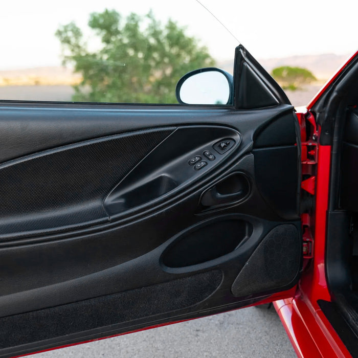 1994-2004 Mustang & Cobra Coupe Black Door Panel Switches & Housings Pair LH RH