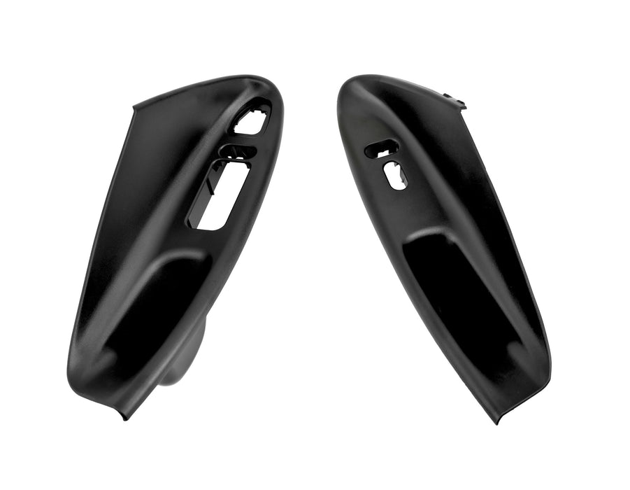 1994-2004 Mustang & Cobra Converible Black Door Window Insert Panel Switch Housings Pair