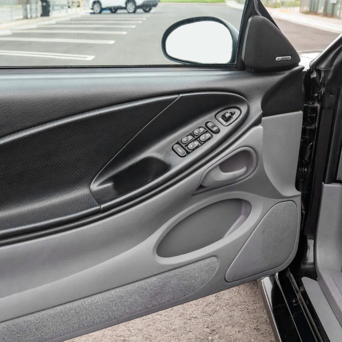 1994-2004 Mustang & Cobra Convertible LH Driver Side Door Window Insert Panel Housing Black