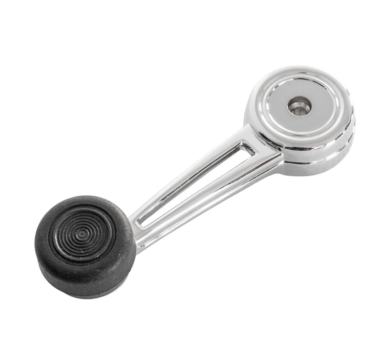 1968-1969 Ford Mustang Chrome Window Crank Handle & Black Knob