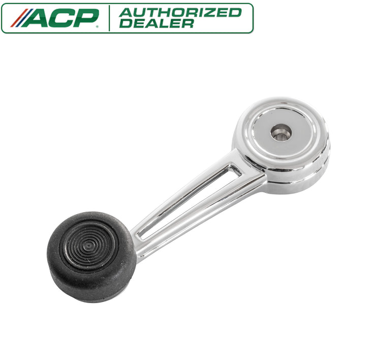 1968-1969 Ford Mustang Chrome Window Crank Handle & Black Knob