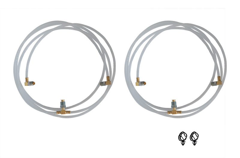 1983-1993 Mustang Convertible Top Lift Hydraulic Pump Upper & Lower Hose Set
