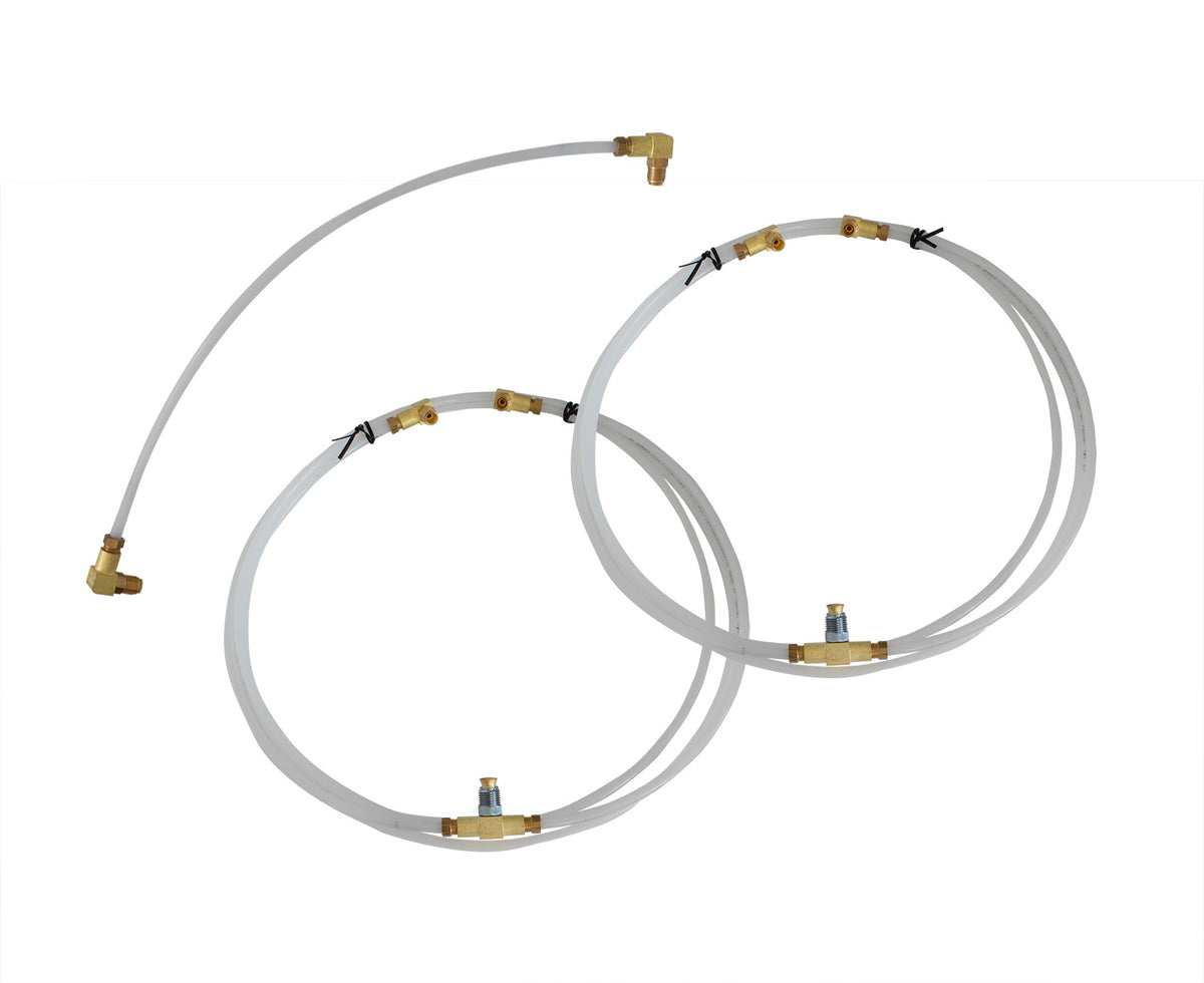 thumbnail image 2 of 1983-1993 Mustang Convertible Top Lift Hydraulic Pump Upper & Lower Hose Set 2 of 3