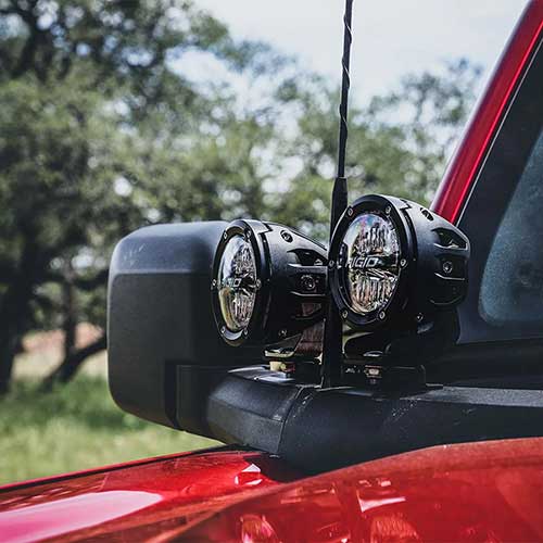 2021-2026 Bronco OEM M-15200K-BDML RIGID Mirror Mounted Dual Off Road LED Lights
