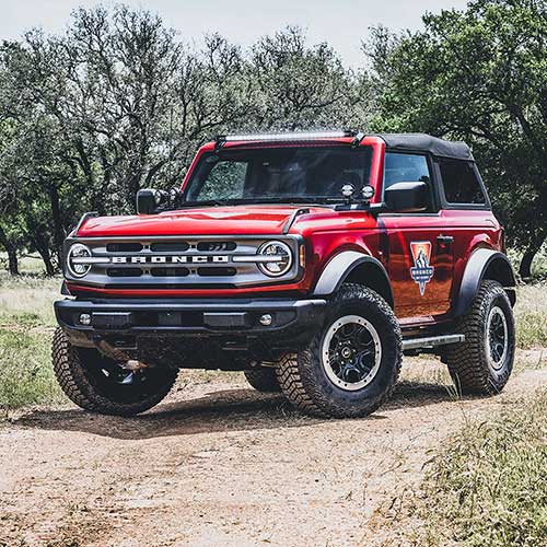 2021-2026 Bronco OEM M-15200K-BDML RIGID Mirror Mounted Dual Off Road LED Lights