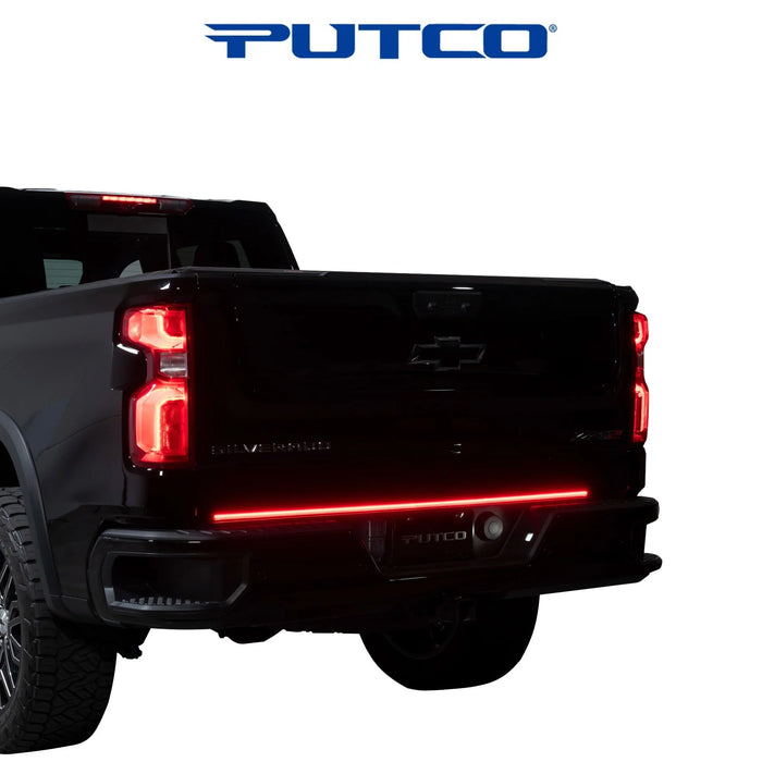 2024-2025 Chevy Silverado & GMC Sierra HD 2500 3500 Putco Red & White LED Blade Tailgate Light Bar