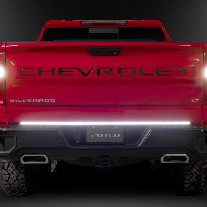 2019-2025 Chevy Silverado 1500 Putco Red & White LED Blade Tailgate Light Bar