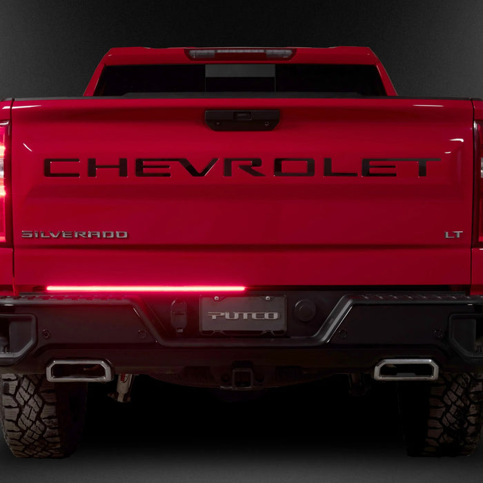 2019-2025 Chevy Silverado 1500 Putco Red & White LED Blade Tailgate Light Bar