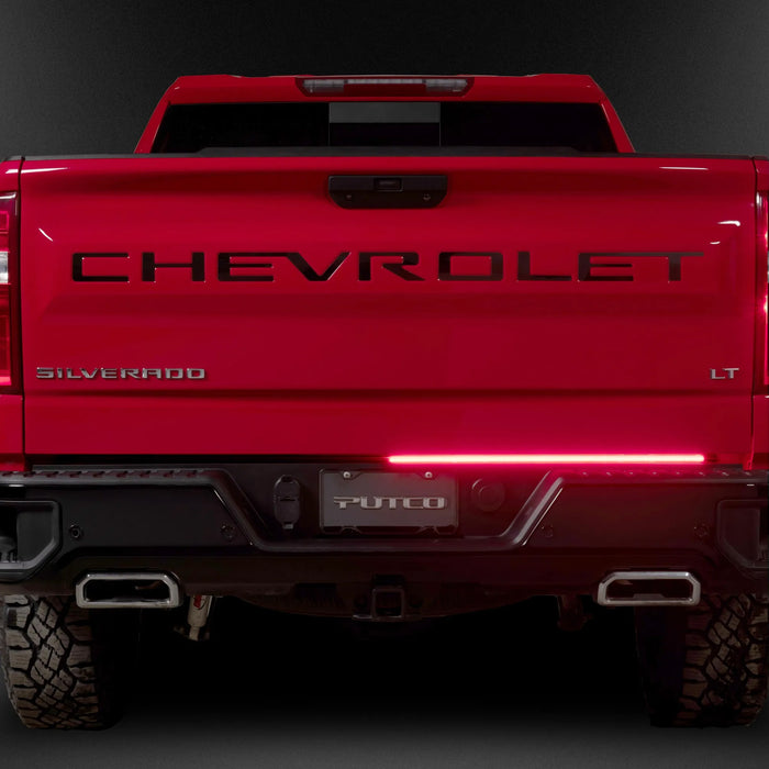 2019-2025 Chevy Silverado 1500 Putco Red & White LED Blade Tailgate Light Bar