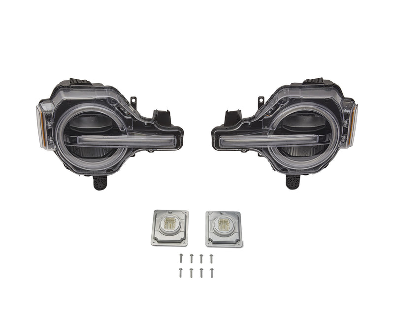 2021-2026 Ford Bronco Raptor OEM M-13008K-BR Amber LED Headlights Head Lamps Pair LH RH Kit