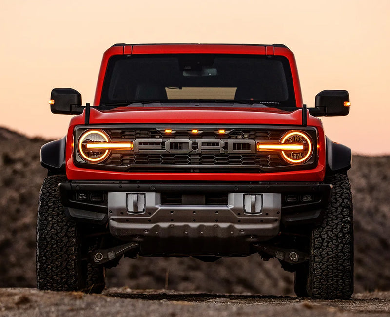 2021-2026 Ford Bronco Raptor OEM P2DZ-13008-F Amber LED Headlight Lamp LH Driver Side