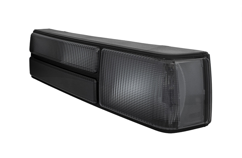 1987-1993 Ford Mustang LX Dark Smoked Taillights & Euro-Style Headlights Set