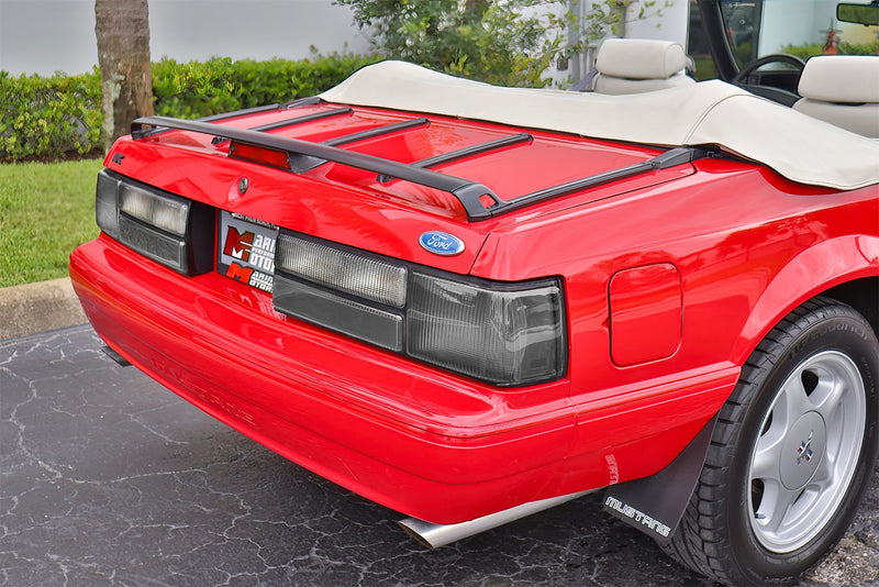 1987-1993 Ford Mustang LX Dark Smoked Taillights & Euro-Style Headlights Set