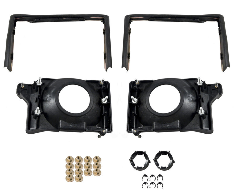 1987-1993 Ford Mustang Headlight 28pc Attaching Mounting Hardware Brackets Kit