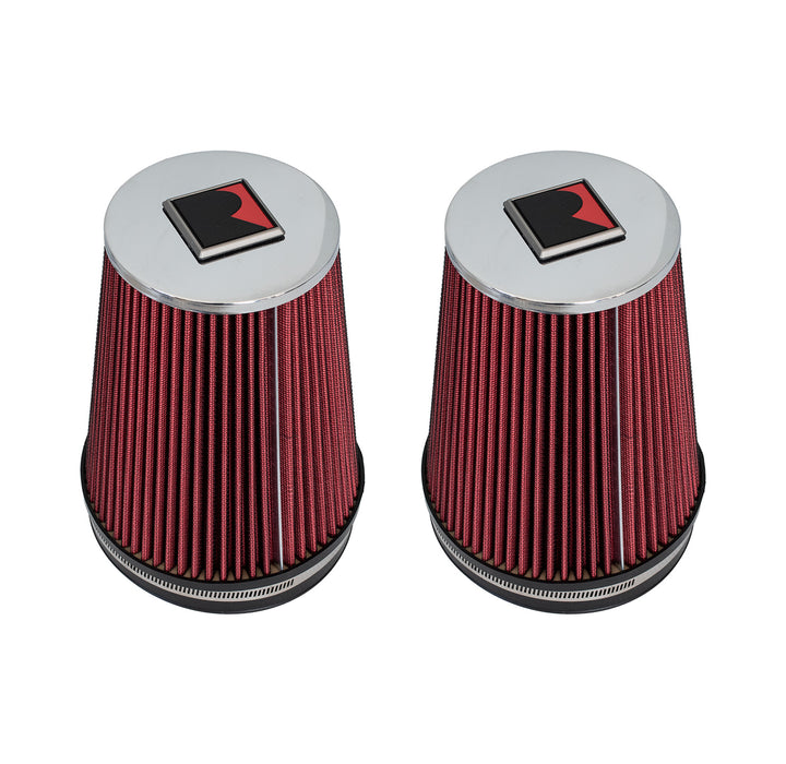 Replacement High-Flow Dry Air Filters (Set of 2) for Roush Performance Cold Air Intakes