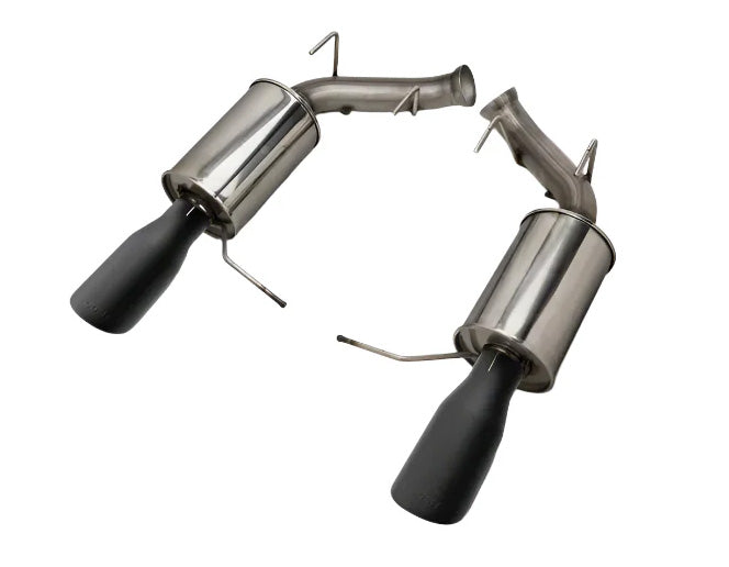2011-2014 Ford Mustang V6 3.7 3.7L Roush Axle Back Muffler Exhaust Kit Black Tips 421145-BLK