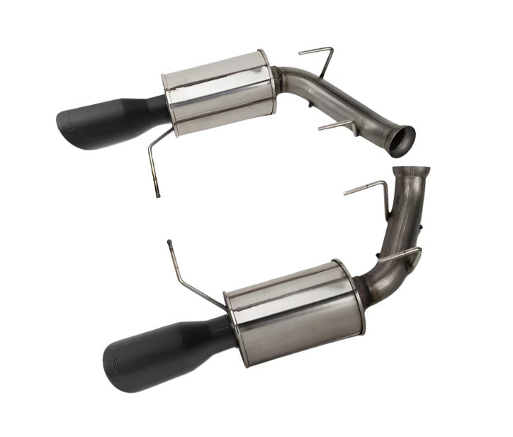 2011-2014 Ford Mustang V6 3.7 3.7L Roush Axle Back Muffler Exhaust Kit Black Tips 421145-BLK