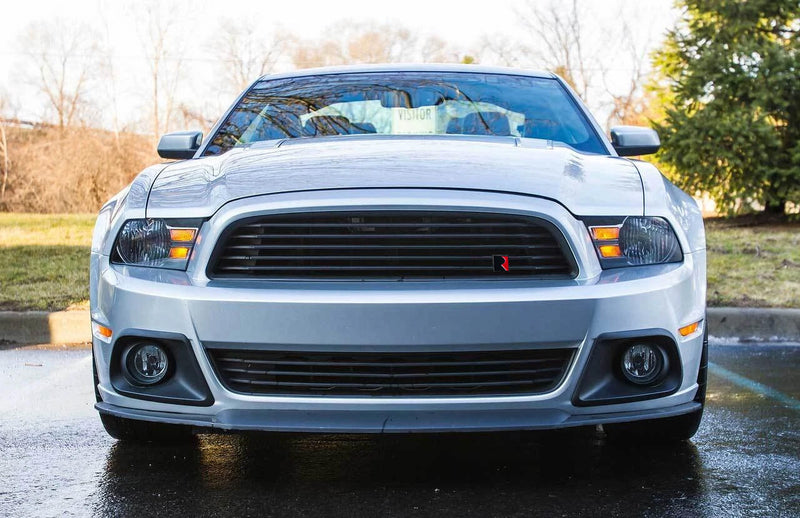 2013-2014 Mustang Roush 421392 Front Grille Kit w/ Red "R" Roush Emblem