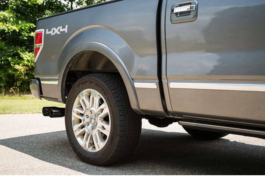 2010-2014 Ford F-150 Roush Cat-Back Side Exit Exhaust System Kit w/ Black Tips