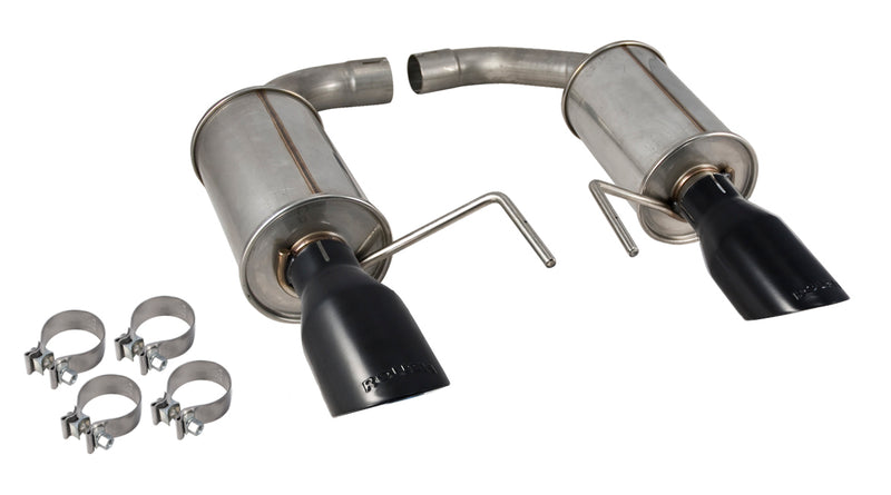 2024-2026 Mustang GT & Ecoboost Roush 422333-BLK Axle Back Exhaust Black Tips