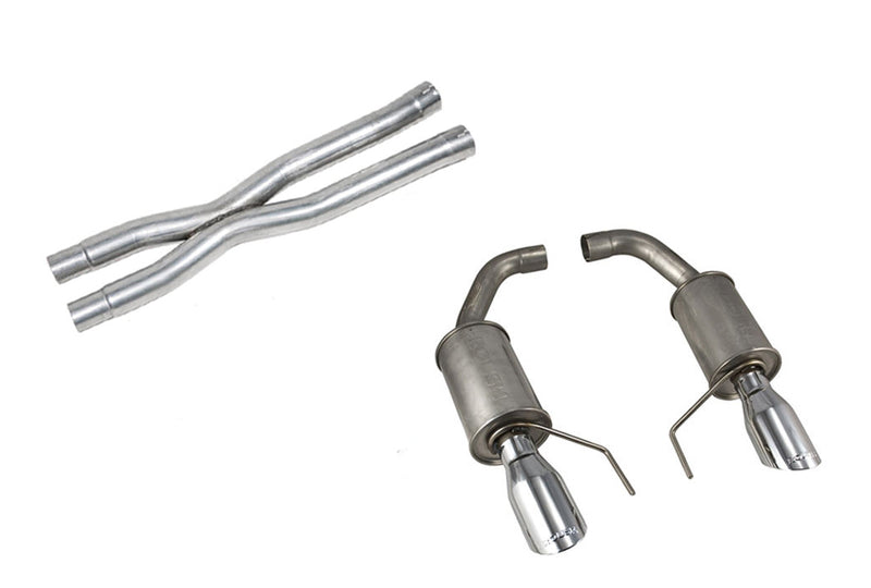 2015-2017 Mustang GT 5.0 Roush Axle Back Exhaust System & X-Pipe Resonator Kit