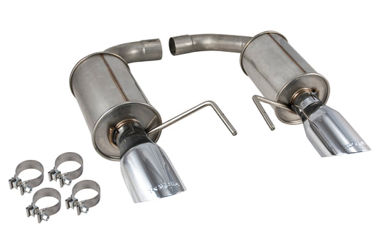 2024 Mustang GT 5.0 Roush Axle Back Exhaust System 4" Chrome Tips 421834