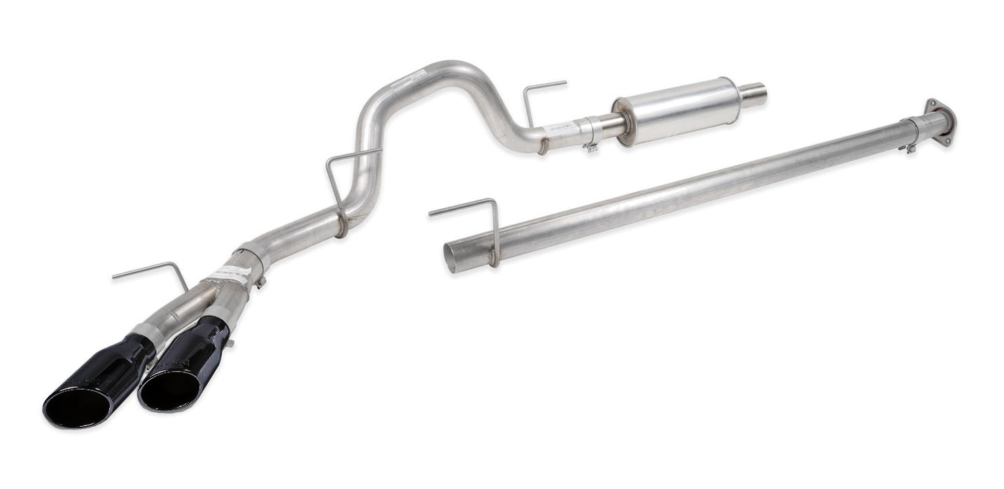 2015-2020 Ford F-150 2.7, 3.5, 5.0 Roush 421985-BLK Cat-Back Side Exit Exhaust System w/ Black Tips
