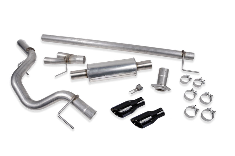 2015-2020 Ford F-150 2.7, 3.5, 5.0 Roush 421985-BLK Cat-Back Side Exit Exhaust System w/ Black Tips